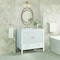 James Martin Vanities 36'' Vanity, Bright White w/ 3 CM Ethereal Noctis Quartz Top 485-V36-BW-3ENC - alternate 4